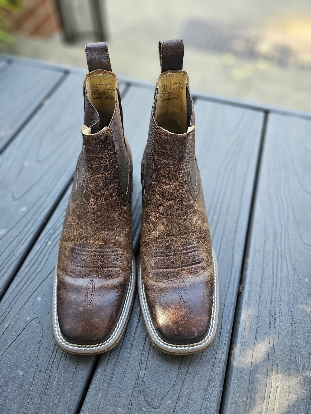 Women's Shyanne Stryde Brown Leather Upper Slip-On Boots